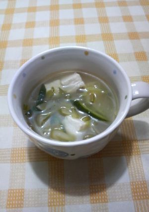 とうふとザーサイのスープ-レシピのメイン写真