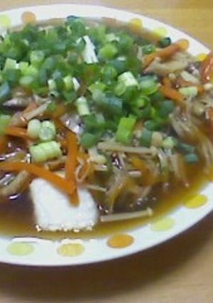 豆腐のキノコあん-レシピのメイン写真