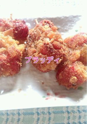 ウィンナーと玉ねぎ串あげ-レシピのメイン写真