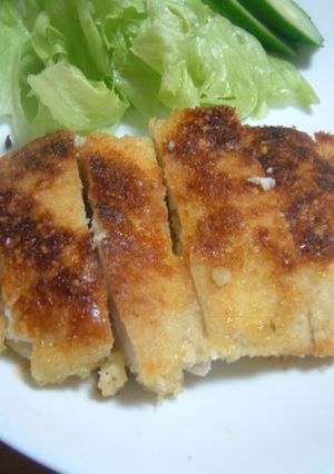 鶏むね肉でミラノ風カツレツ-レシピのメイン写真