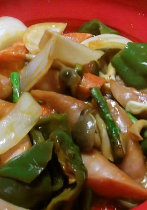 ウインナと色々野菜のなんちゃって酢豚-レシピのメイン写真
