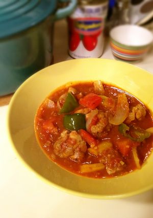ル・クルーゼで作る★チキンのトマト煮込み-レシピのメイン写真
