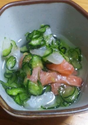 塩麹・酢残りの刺身で絶品酢の物-レシピのメイン写真