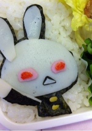キャラ弁 イナバ君(ガッ活！)-レシピのメイン写真