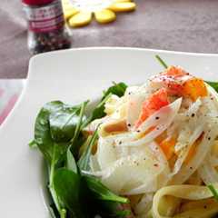 รูปของ レモン風味のクリームパスタソース♪