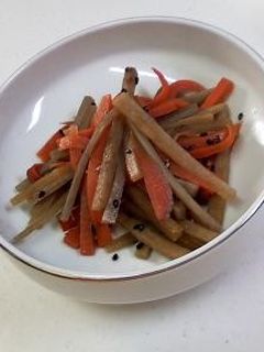 レモンでさっぱりキリリ味のきんぴらごぼう-レシピのメイン写真