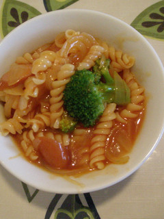 トマト風味簡単野菜スープパスタ-レシピのメイン写真