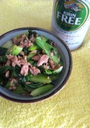 青梗菜とツナの和え物-レシピのメイン写真