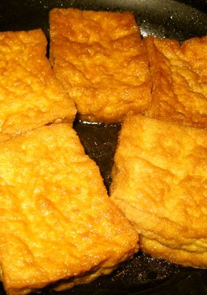 厚揚げの黒砂糖醤油煮-レシピのメイン写真