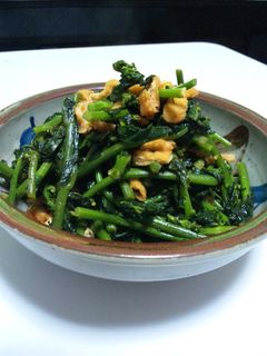 菜の花のサムジャン炒め-レシピのメイン写真