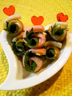 ✿大葉で♬くるくるちくわ✿-レシピのメイン写真