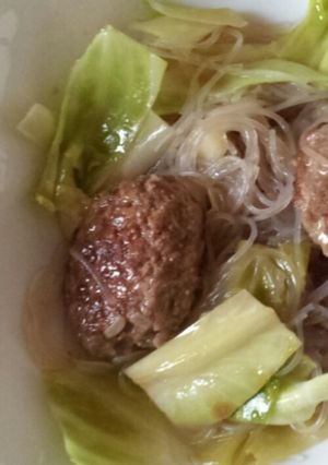 肉団子とキャベツの中華風うま煮-レシピのメイン写真