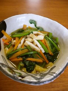 ぜんぜんたいへんじゃない小松菜の煮びたし-レシピのメイン写真
