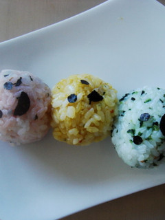 だんごおにぎり☆キャラ弁-レシピのメイン写真