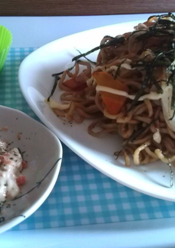 風変り焼きそば。-レシピのメイン写真