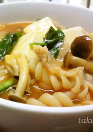 トマトチゲ風スープパスタ-レシピのメイン写真