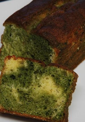 おやつイン☆抹茶マーブルパウンドケーキ-レシピのメイン写真