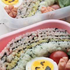 カラフル虹色弁当-レシピのメイン写真