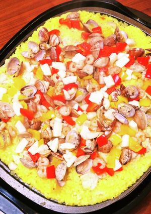 ☺ホットプレートで簡単♪お手軽パエリア☺-レシピのメイン写真