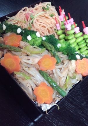 お花見弁当！ヤゲン軟骨炒め♪-レシピのメイン写真