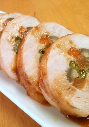 鶏むね肉のオイスター野菜巻き-レシピのメイン写真