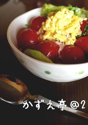 おうちでカフェランチ♡彩りサラダ丼-レシピのメイン写真