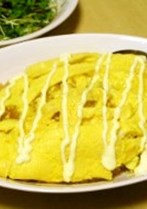 筍入り炊き込みご飯でオムライス☆-レシピのメイン写真