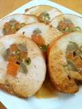 鶏むね肉のチキンロール（野菜巻き）