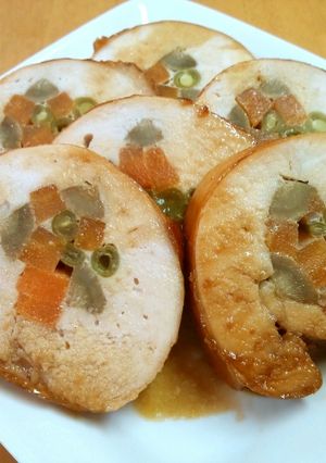 鶏むね肉のチキンロール（野菜巻き）-レシピのメイン写真