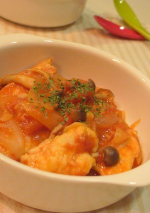 おウチ洋食♡チキンのトマトクリーム-レシピのメイン写真