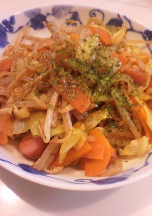 ズボラでダイエット!?レンジで焼きそば-レシピのメイン写真