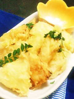 旬の味♪おだしで漬けた竹の子の天ぷら-レシピのメイン写真