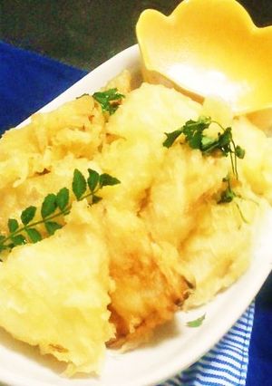 旬の味♪おだしで漬けた竹の子の天ぷら-レシピのメイン写真
