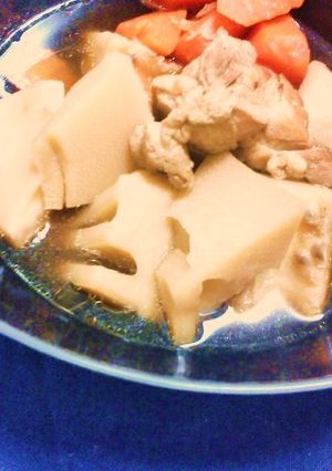 柔らかチキンと竹の子のあっさり中華煮-レシピのメイン写真