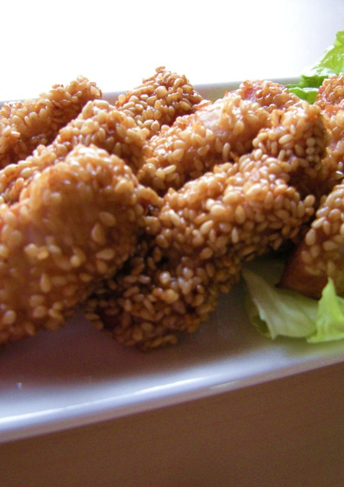 旨みたっぷり♪【塩麹鶏のゴマ揚げ】-レシピのメイン写真