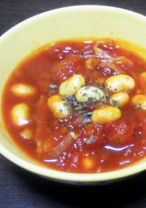 ダイズのトマト煮-レシピのメイン写真