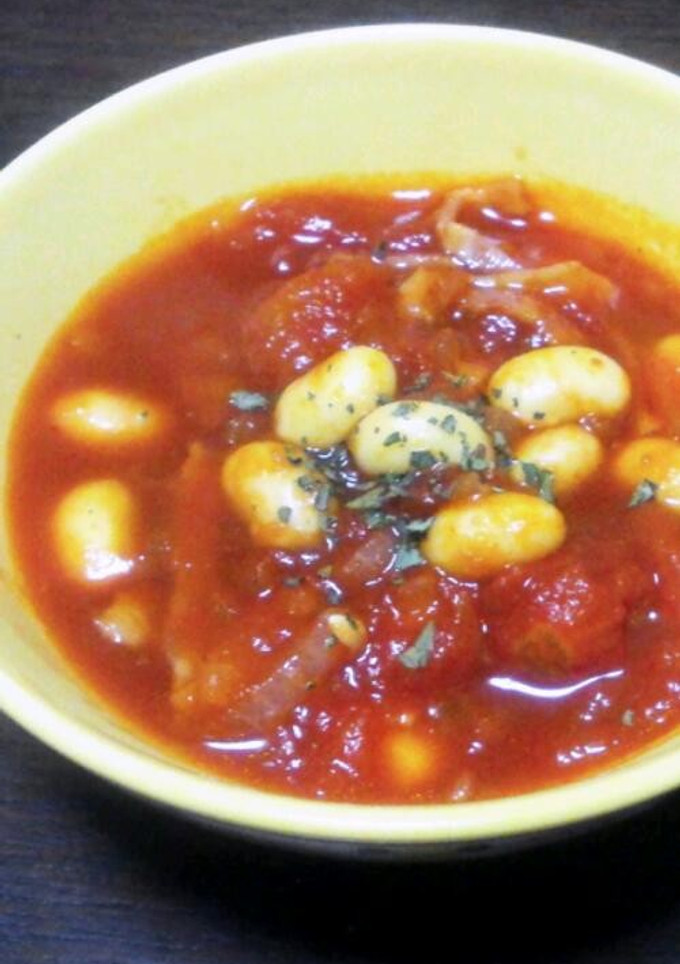 ダイズのトマト煮-レシピのメイン写真