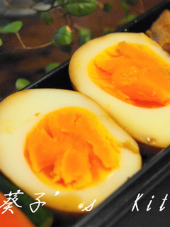 余りソースで簡単♫味付け卵-レシピのメイン写真
