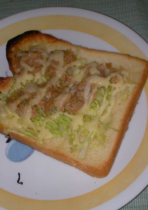 簡単安いボリュームある朝パン-レシピのメイン写真