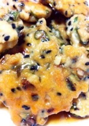 簡単☆甘辛ねぎごまつくね-レシピのメイン写真