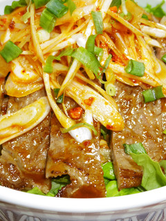 元ステーキ職人直伝!甘辛韓国風ステーキ丼-レシピのメイン写真