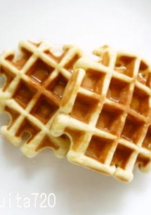 ホットケーキMixでバナナワッフル-レシピのメイン写真