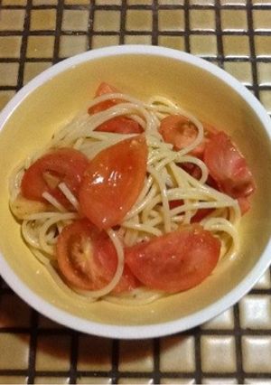 【簡単】トマトの冷製パスタ-レシピのメイン写真