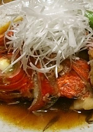 麺つゆで金目のアラ煮フライパン編-レシピのメイン写真