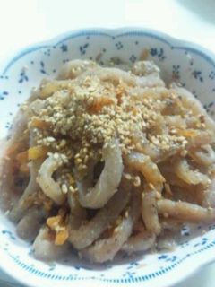こんにゃくキンピラ-レシピのメイン写真
