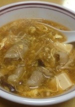 酸っぱくて、辛い！酸辛湯-レシピのメイン写真
