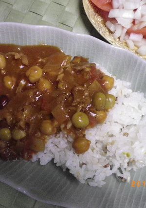 お手軽♪ひよこ豆のビーフカレー-レシピのメイン写真