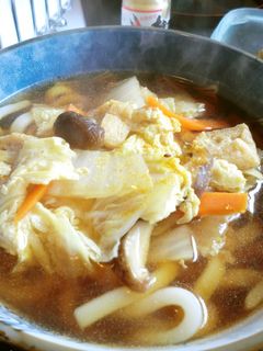 白菜卵とじうどん-レシピのメイン写真