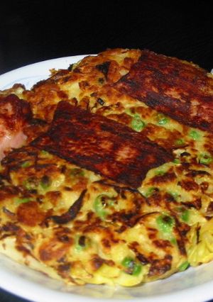 チーズ・ベーコンのお好み焼き-レシピのメイン写真