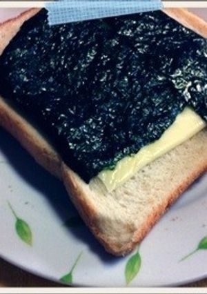簡単シンプル！のりとチーズのトースト-レシピのメイン写真